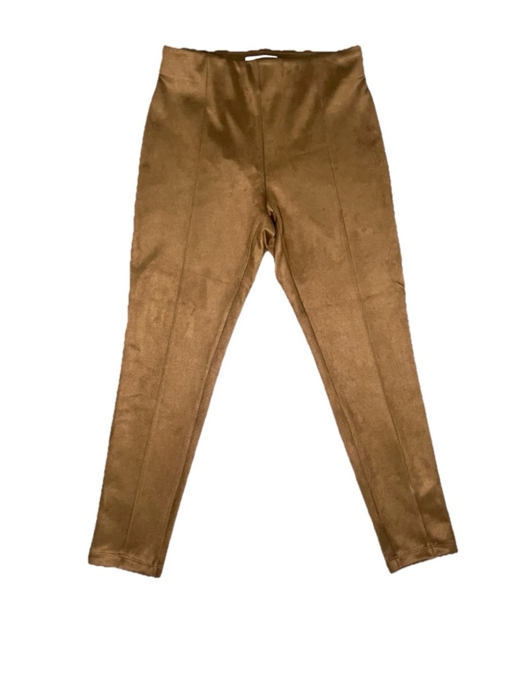 LOFT Faux Suede Leggings in Warm Brown